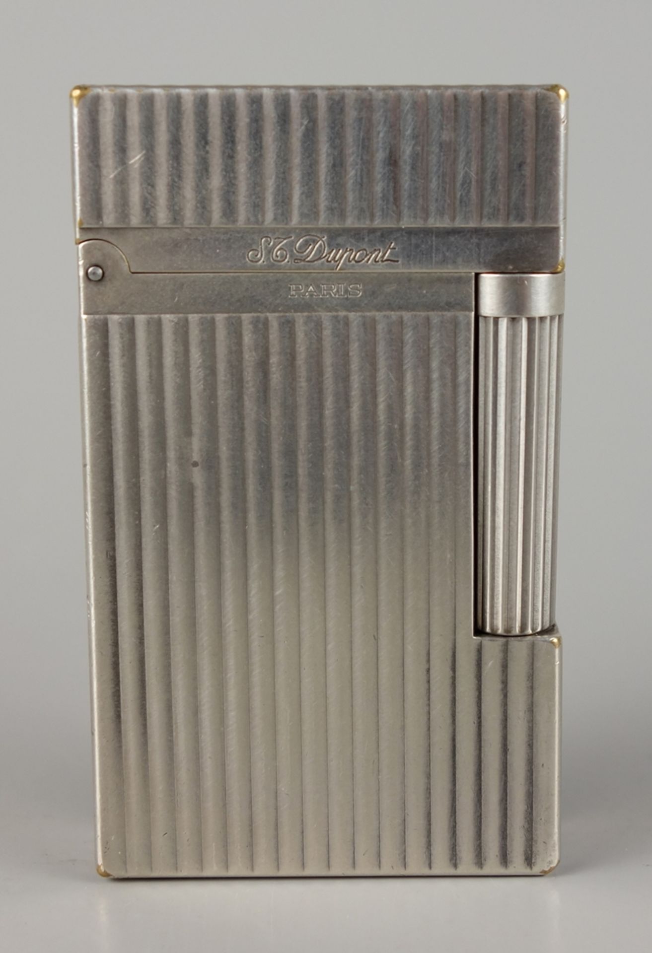 S.T.Dupont lighter, silver plated, France