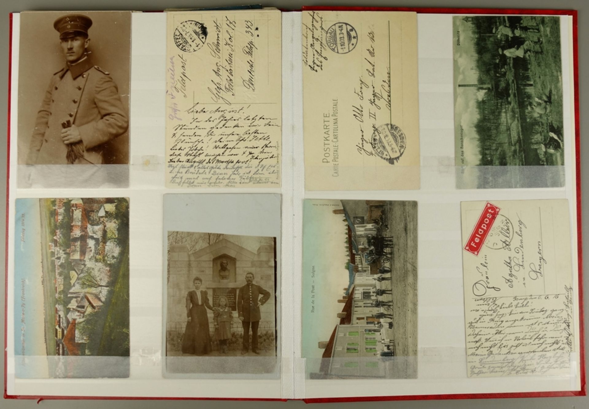 56 Ansichtskarten, Kaiserreich und 1. Weltkrieg - Bild 2 aus 2