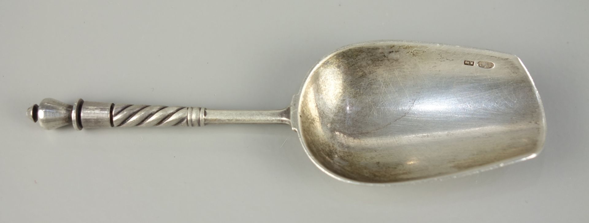Zuckerschaufel, russisch, zwischen 1896-1908, 84 Zolotnik Silber