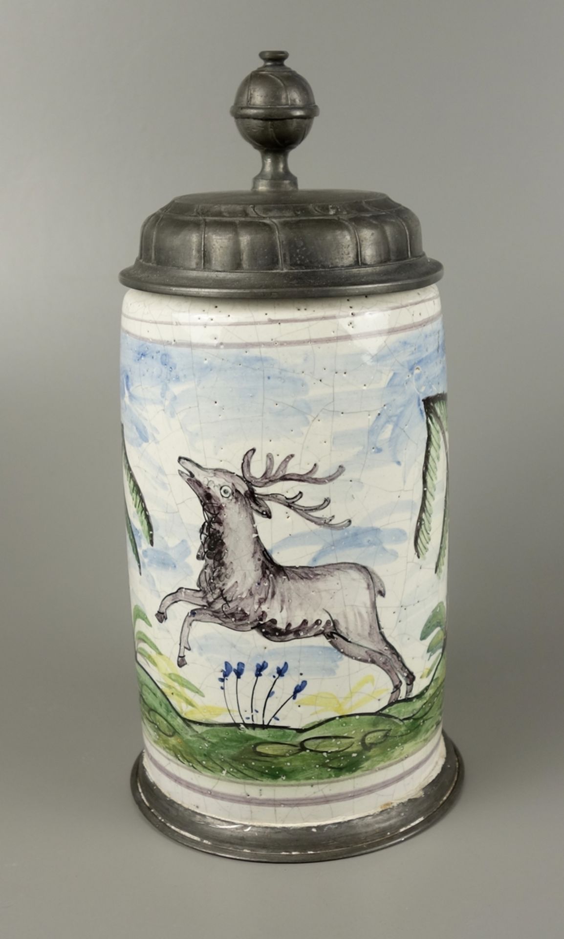 Jug with jumping stag