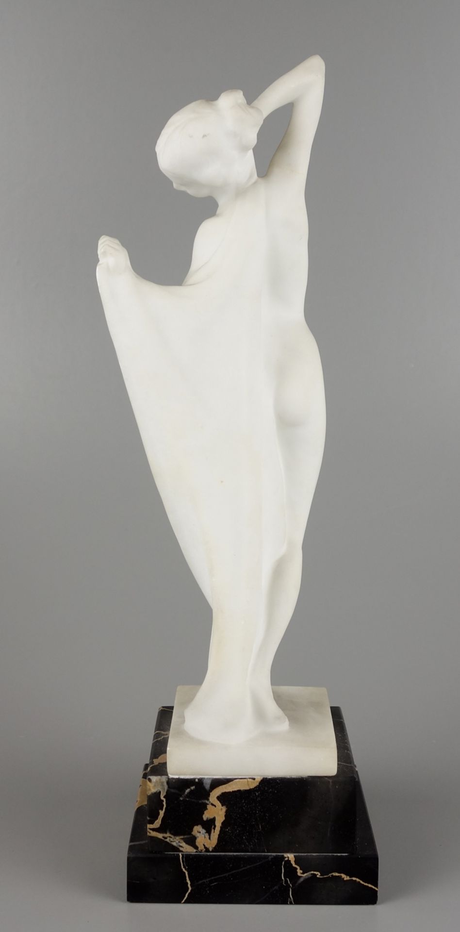 Anonymer Künstler, stehender Akt, Alabaster, 1930er Jahre - Bild 3 aus 4