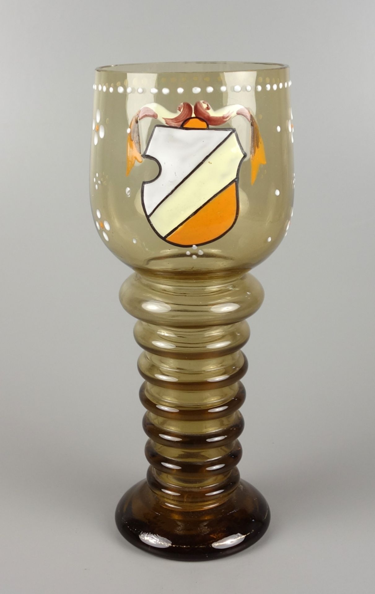Goblet with coat of arms, 1920s