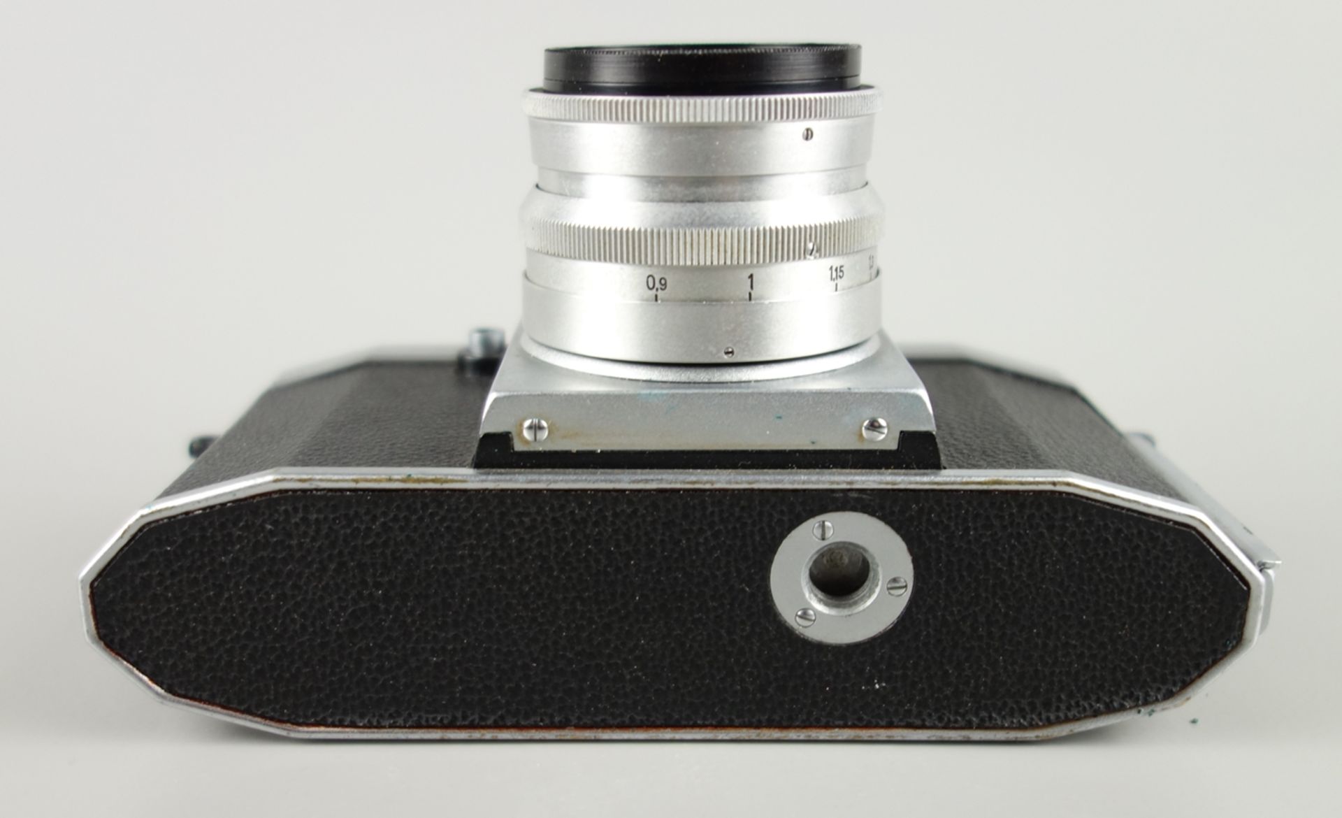 Kleinbildkamera "Praktica" mit Objektiv Carl Zeiss Jena, Biotar 1:2 f=58mm - Bild 3 aus 4