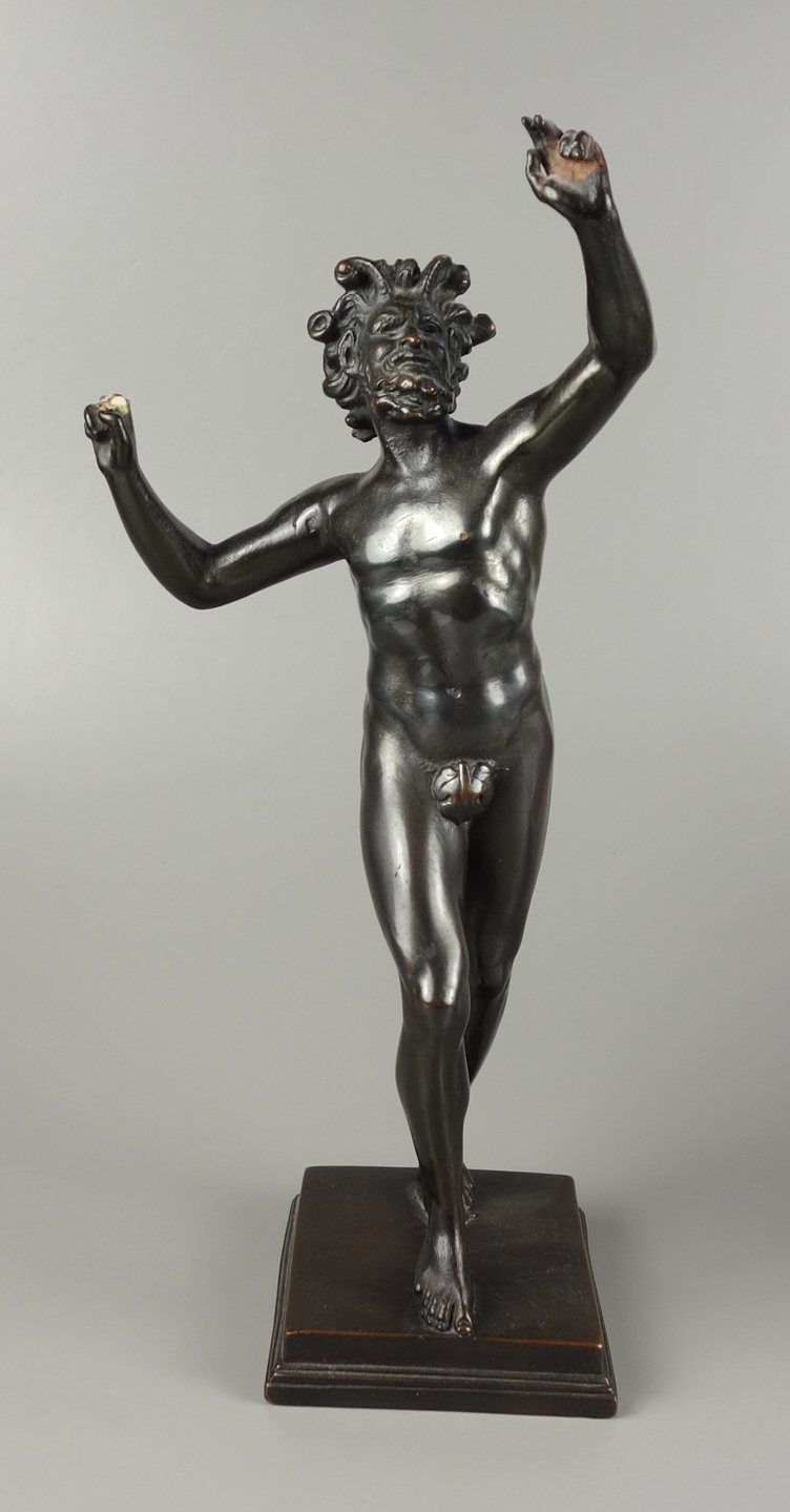 Dancing sartyr, after an antique model of the Fauno Danzante from Pompeii, 20th century