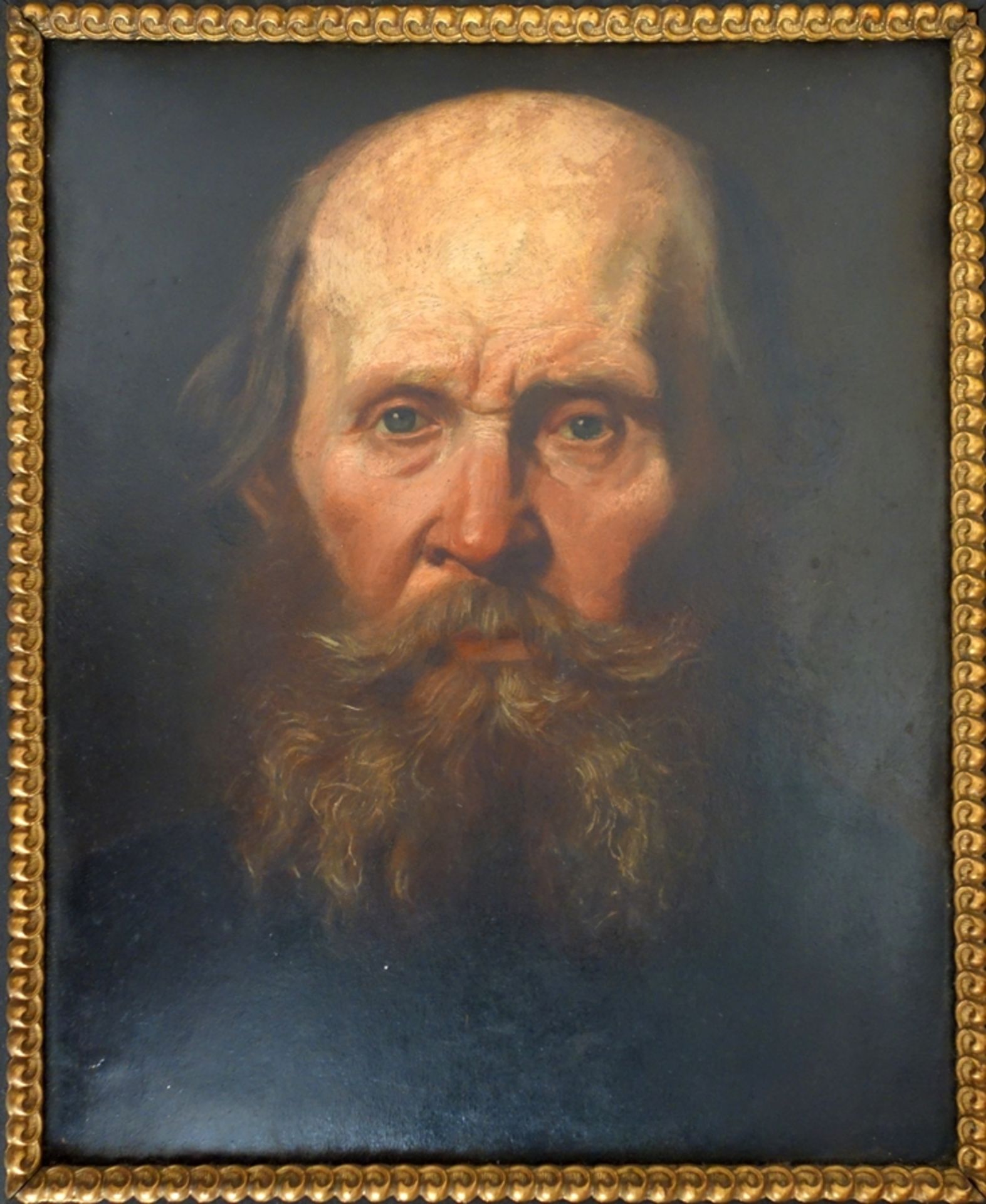Christian Ludwig Bokelmann (1844, St.Jürgen-1894, Berlin), "Portrait of a bearded man", approx. 186 - Image 2 of 4