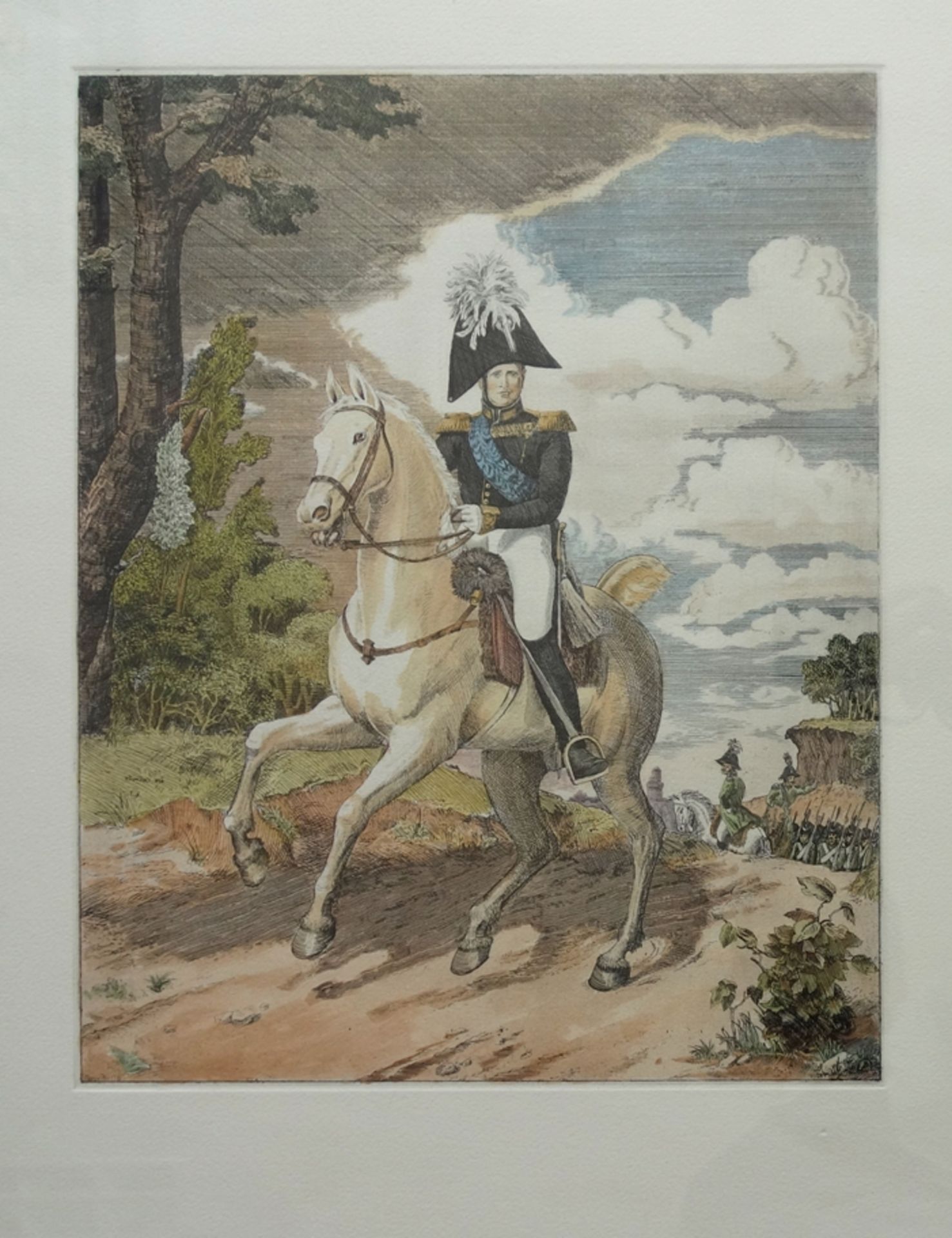 P. W. Pichugin, "Equestrian Portrait of Alexander I", 2nd half of 20th cent.