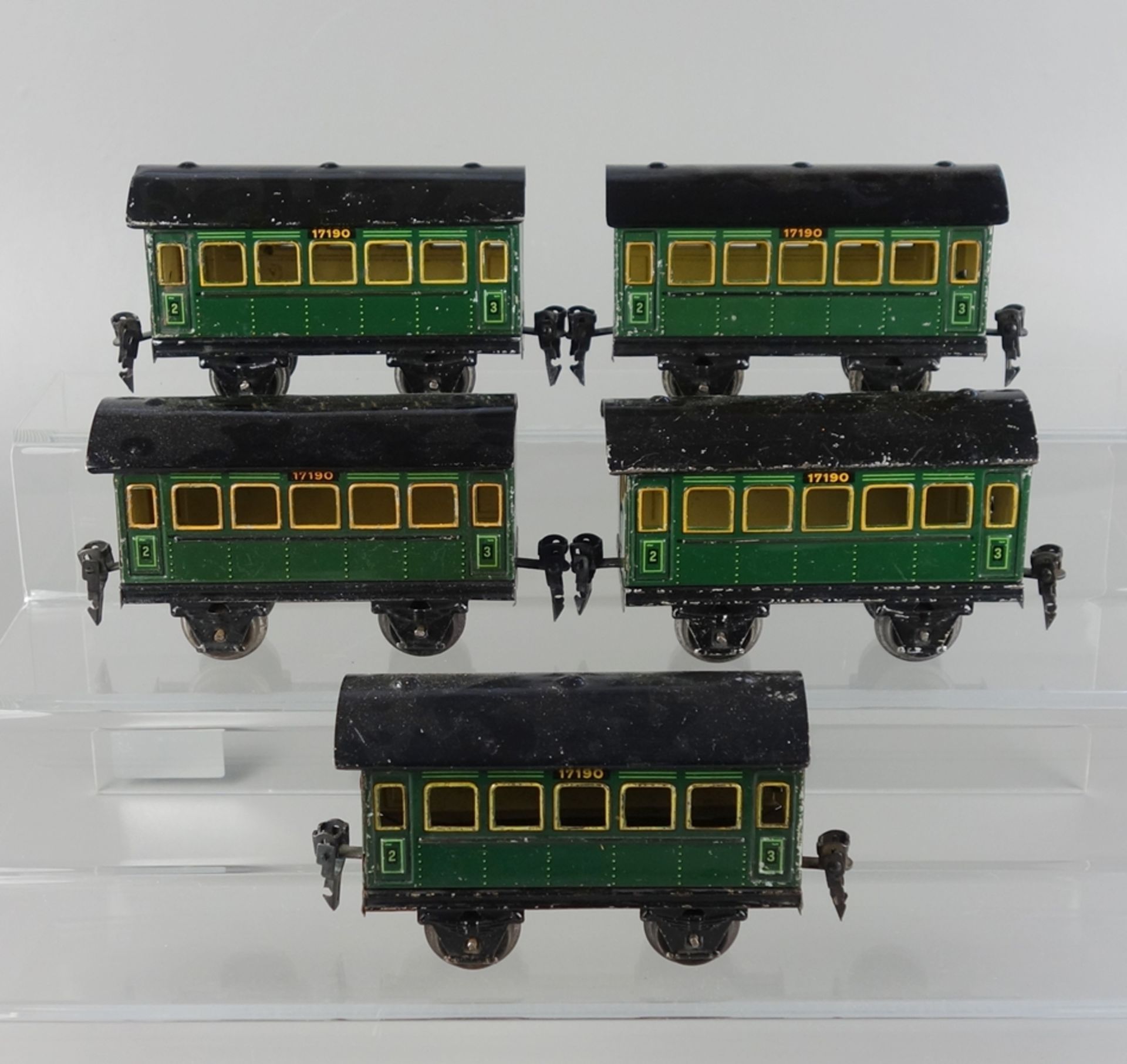 5 passenger cars 17190, Märklin, gauge 0