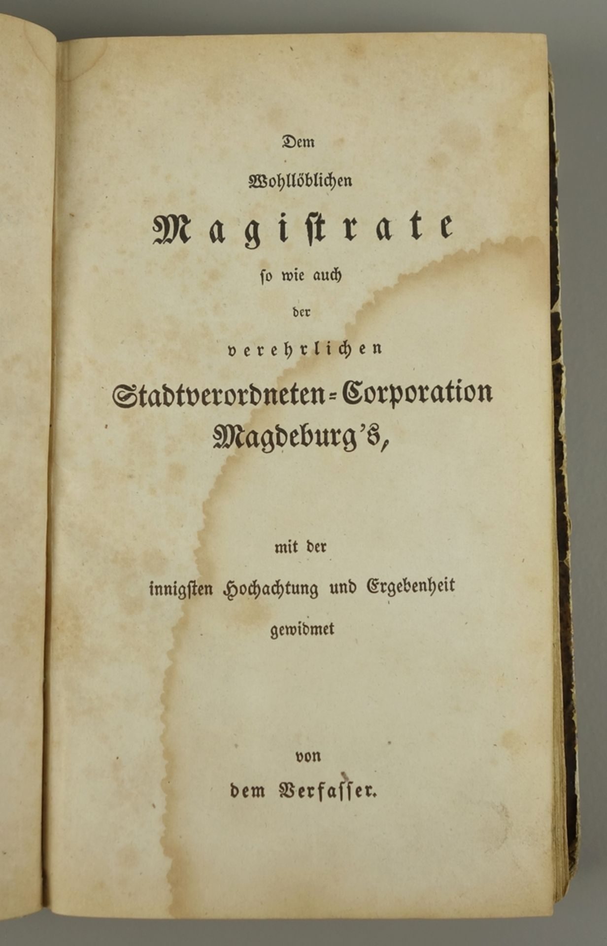 Kurzgefaßte Beschreibung der Stadt Magdeburg, 1839 - Bild 3 aus 3