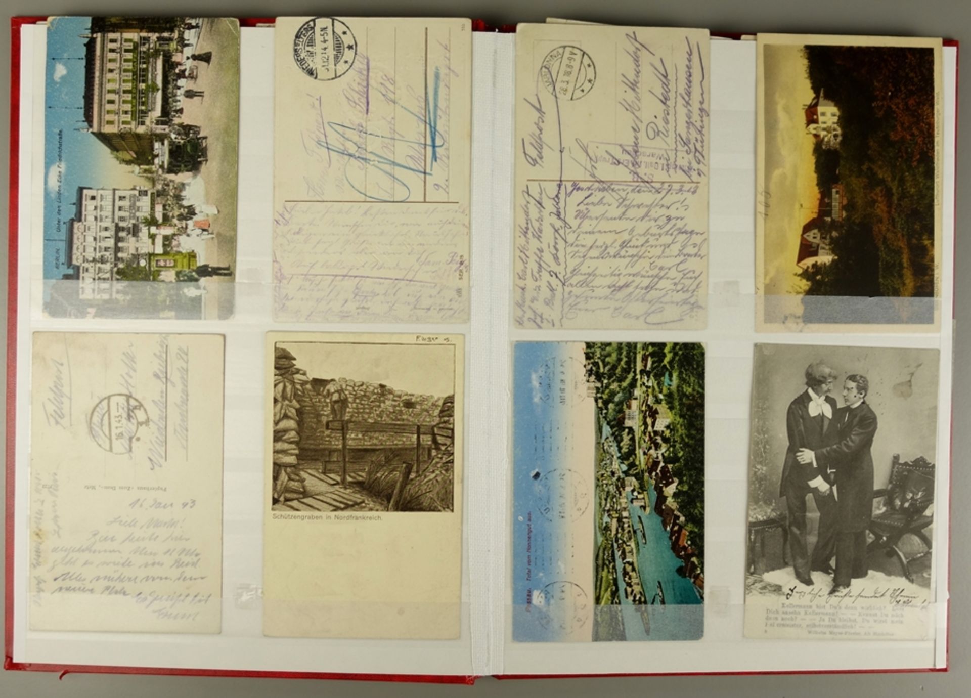 56 Picture postcards, Empire and 1st World War