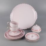 10-tlg. Déjeuner, "Porcelaine Rosé", Hutschenreuther