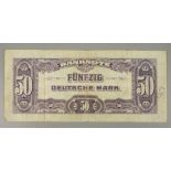 Behelfsgeld - Banknote, 50 Deutsche Mark, 1948