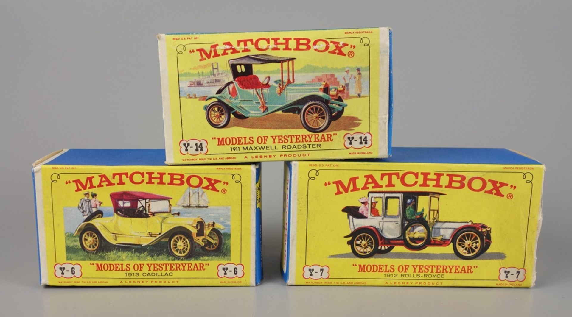 3 Matchbox "Models of yesterday", Lesney Product, in OVP - Bild 3 aus 3