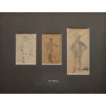 3 Handzeichnungen von Carl Spitzweg (1808, München - 1885, ebd.), Graphit/Papier