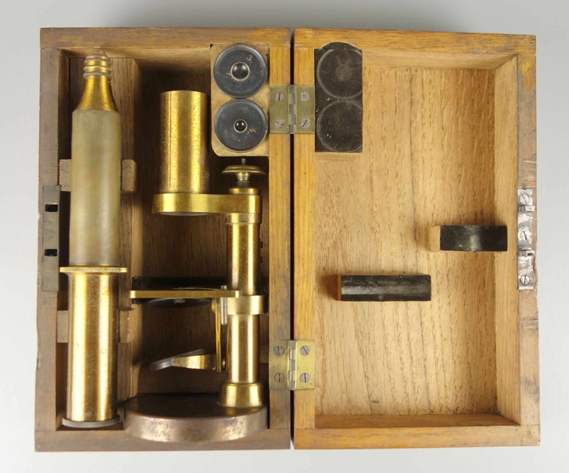 Very early Carl Zeiss microscope, No.191., Jena, probably 1860s - Image 4 of 5