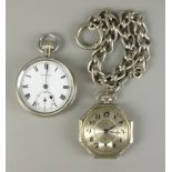 Taschenuhr "Medana" und Art-Déco- Frackuhr "Medora", Schweiz