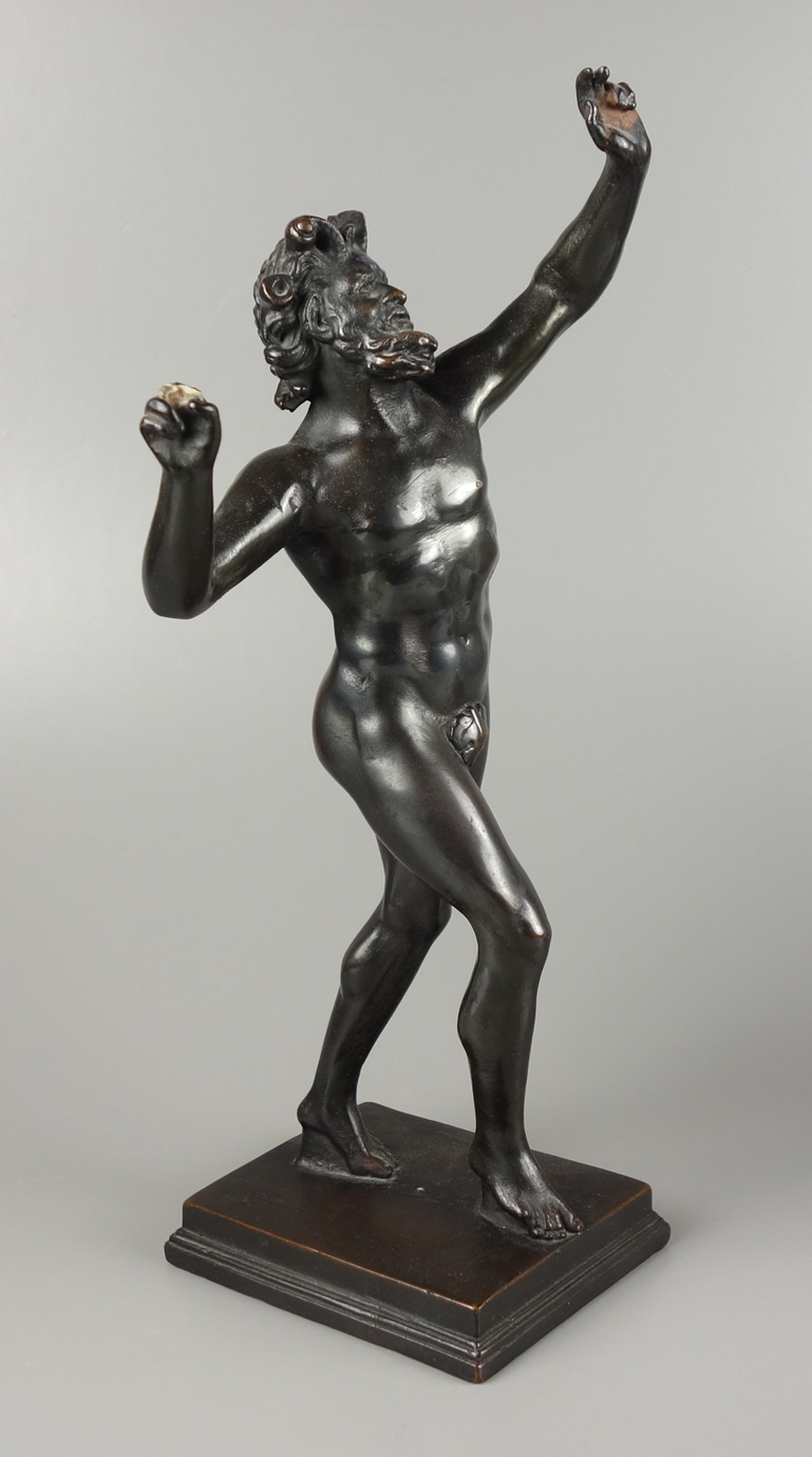 Dancing sartyr, after an antique model of the Fauno Danzante from Pompeii, 20th century - Image 2 of 4