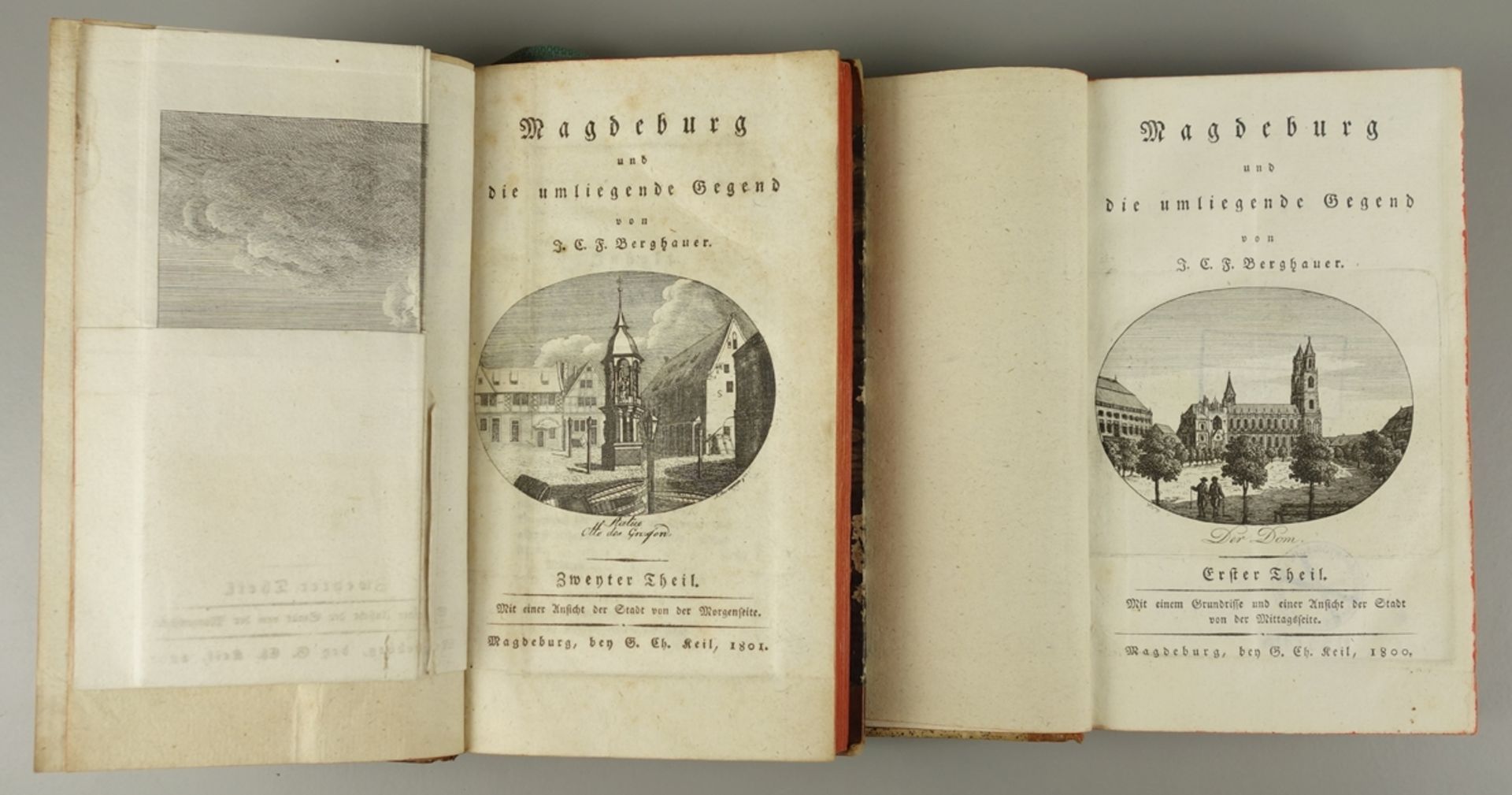 Magdeburg und die umliegende Gegend, J.C.F.Berghauer, 1. und 2.Teil, 1800/1801