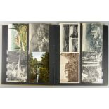 40 Ansichtskarten, Harz, im Steckalbum, um 1900 bis 1930