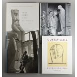 Konv. zu Gustav Seitz, 9 Stk., u.a. Werke u.Dokumente, Catcher u. Idole, Vier Dichter