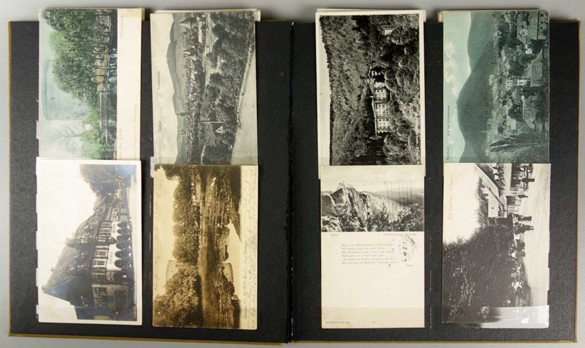 40 Ansichtskarten, Harz, im Steckalbum, um 1900 bis 1930 - Bild 3 aus 3