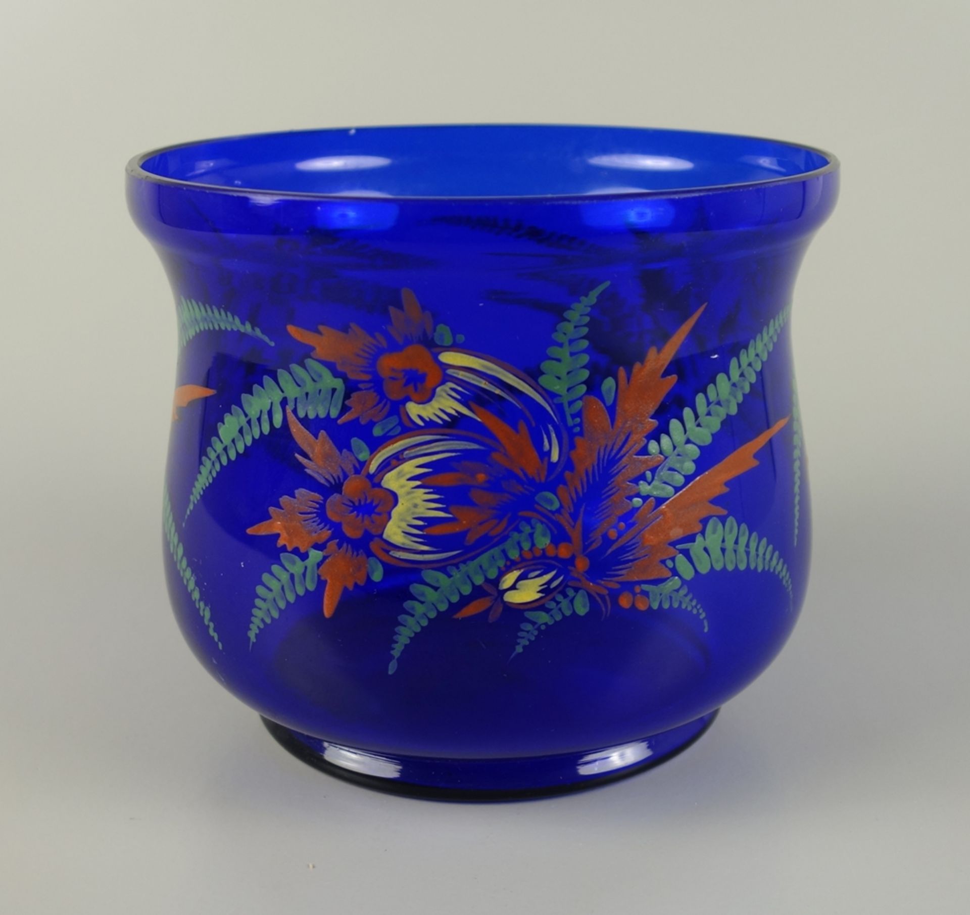 Vase aus Blauglas, Emmy Seyfried, München (1888-1969), 1920er Jahre