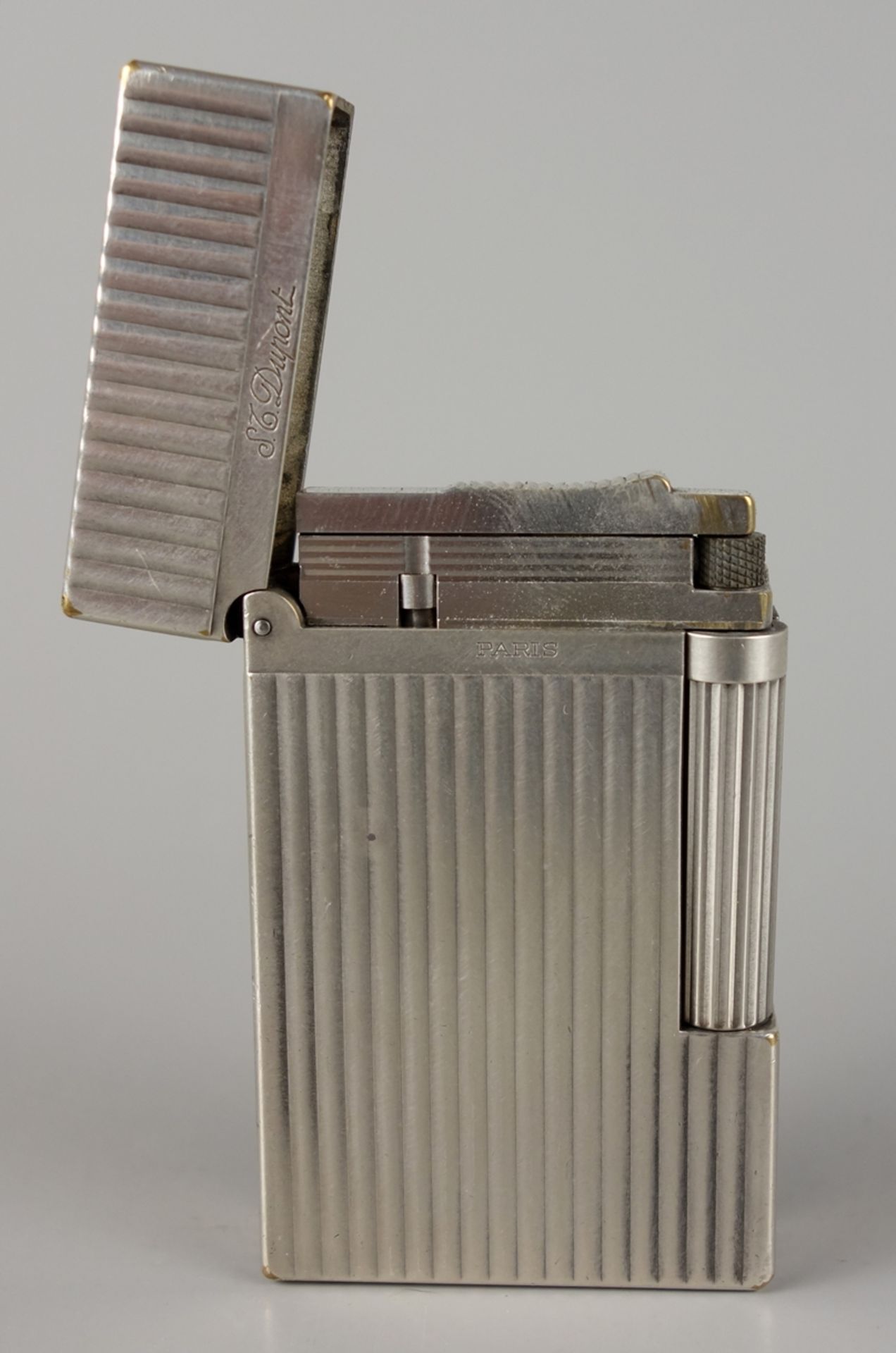 S.T.Dupont lighter, silver plated, France - Image 2 of 3