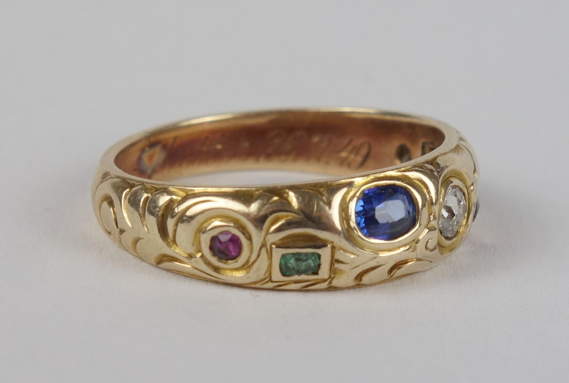 sogenannter "Gärtner"- Ring,  585er Gold, Gew.4,90g - Bild 3 aus 3