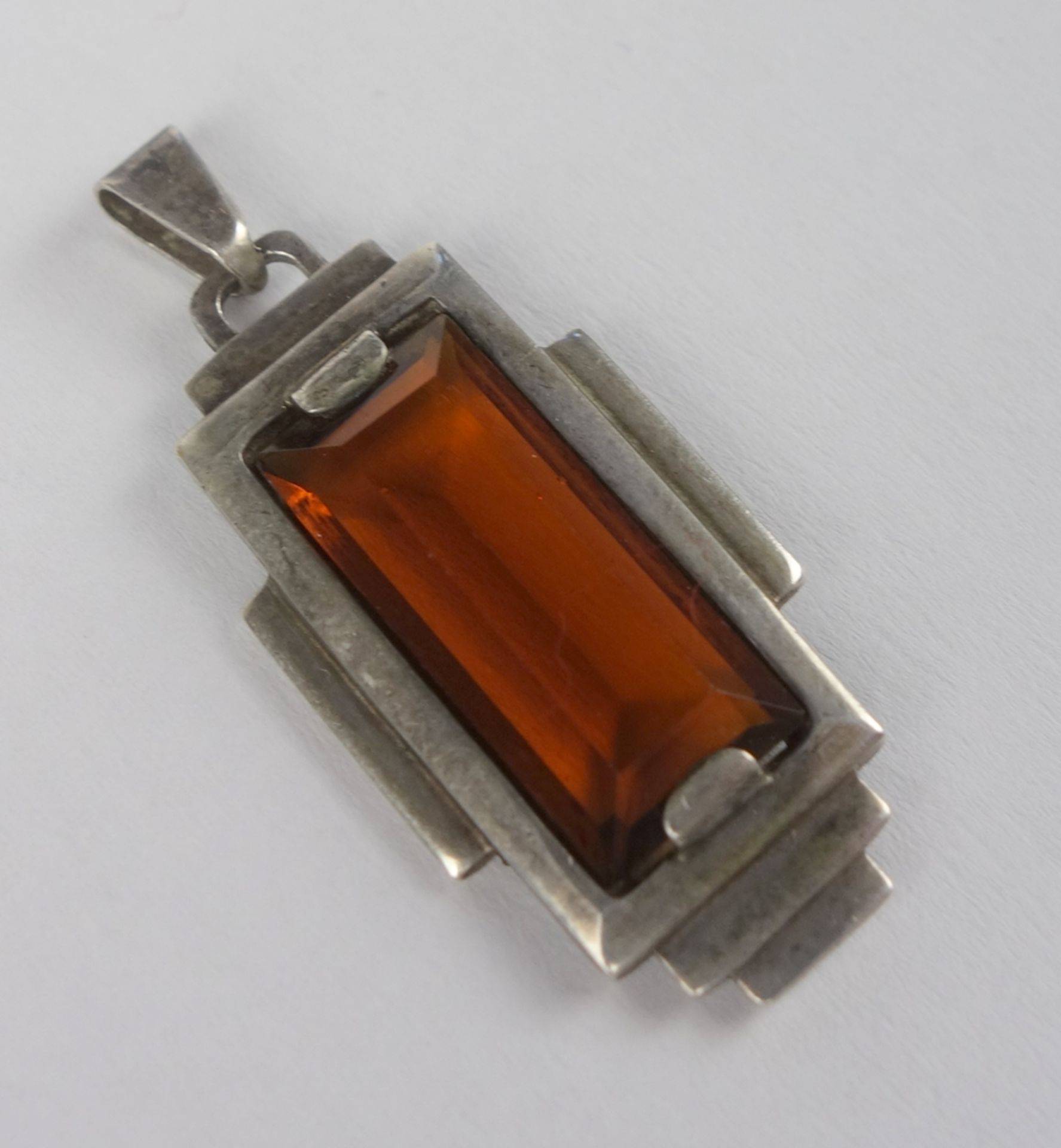 Pendant, 835 silver, Karl Hohmann, Pforzheim, Art Déco, w.5,70g - Image 2 of 2