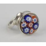 Millefiori-Ring, Caithness Glass, Edinburgh, Schottland, Gew.4,70g