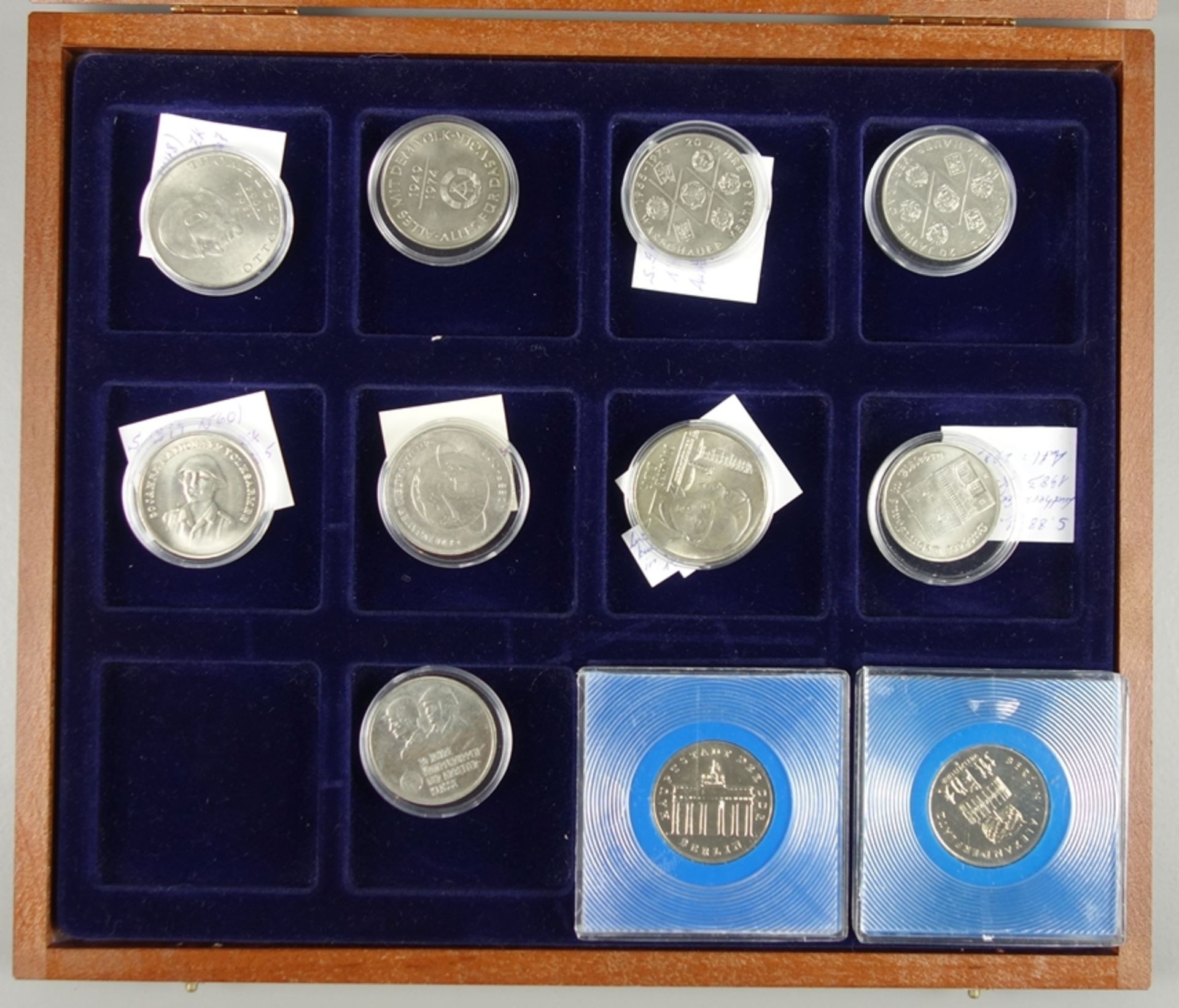 Small money sets, silver medals, GDR coins and investment coins - Image 3 of 6