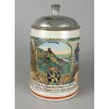 Souvenir- Bierkrug, Heidelberg, Anf. 20.Jh.