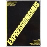 Ausstellungskatalog "Expressionismus" und Korrespondenz zu dem Kataloggemälde Nr.25