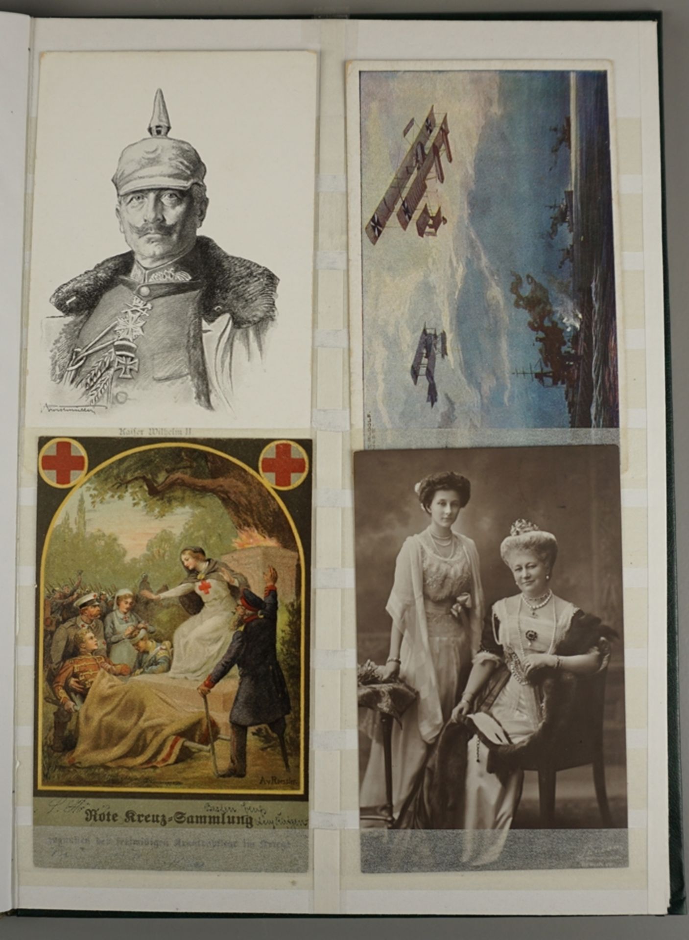 40 picture postcards, World War 1 1914 / 1918
