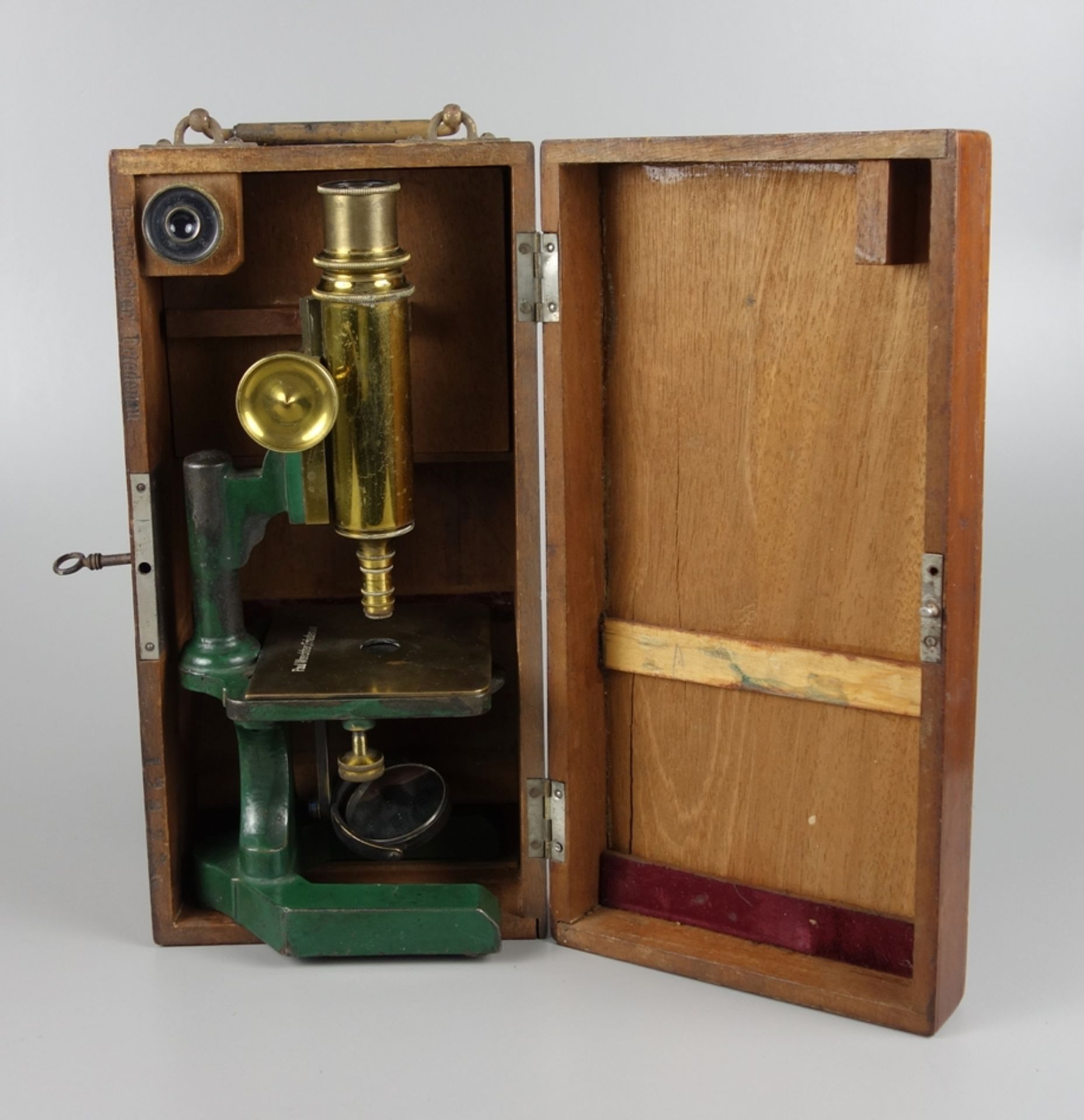 Microscope, N° Va, Paul Waechter, Friedenau near Berlin, around 1890 - Image 3 of 4