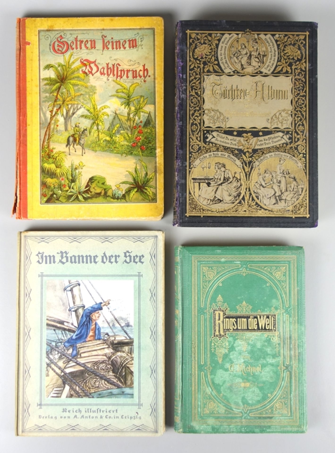 4 Jugendbücher, um 1900/1920