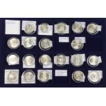 Münzen Vatikan von 1934 bis 2009, unvollständig, Silber
