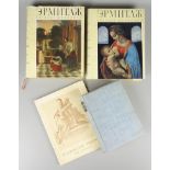 4 Kataloge in kyrillischer Schrift, 1958 und 1959