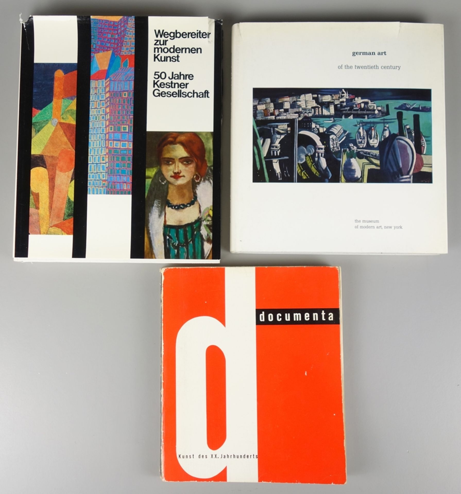 3 Bücher über moderne Kunst / documenta, Kestner-Gesellschaft, Museum of Modern Art