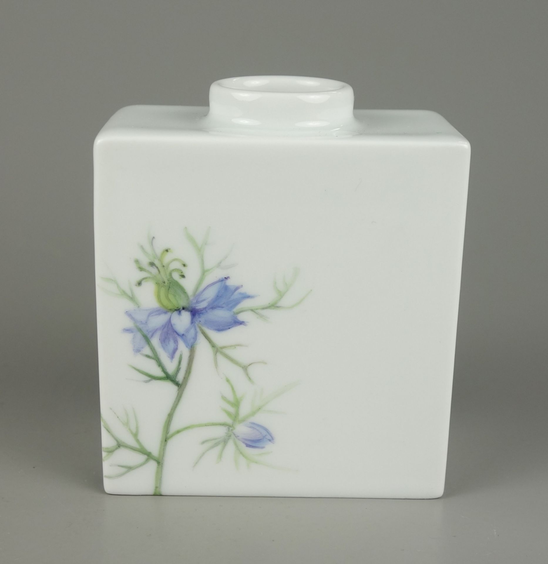 Vase Cadre with hand painting, design Trude Petri for KPM Berlin, 2nd half 20th century