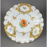 Prunkschale mit Blumenbouquet, Meissen, Pfeifferzeit (1924-1934)