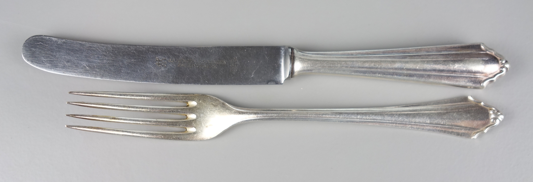 12-pcs. breakfast cutlery, 800 silver, Bremer Silberwarenfabrik /BSF, model Friederike