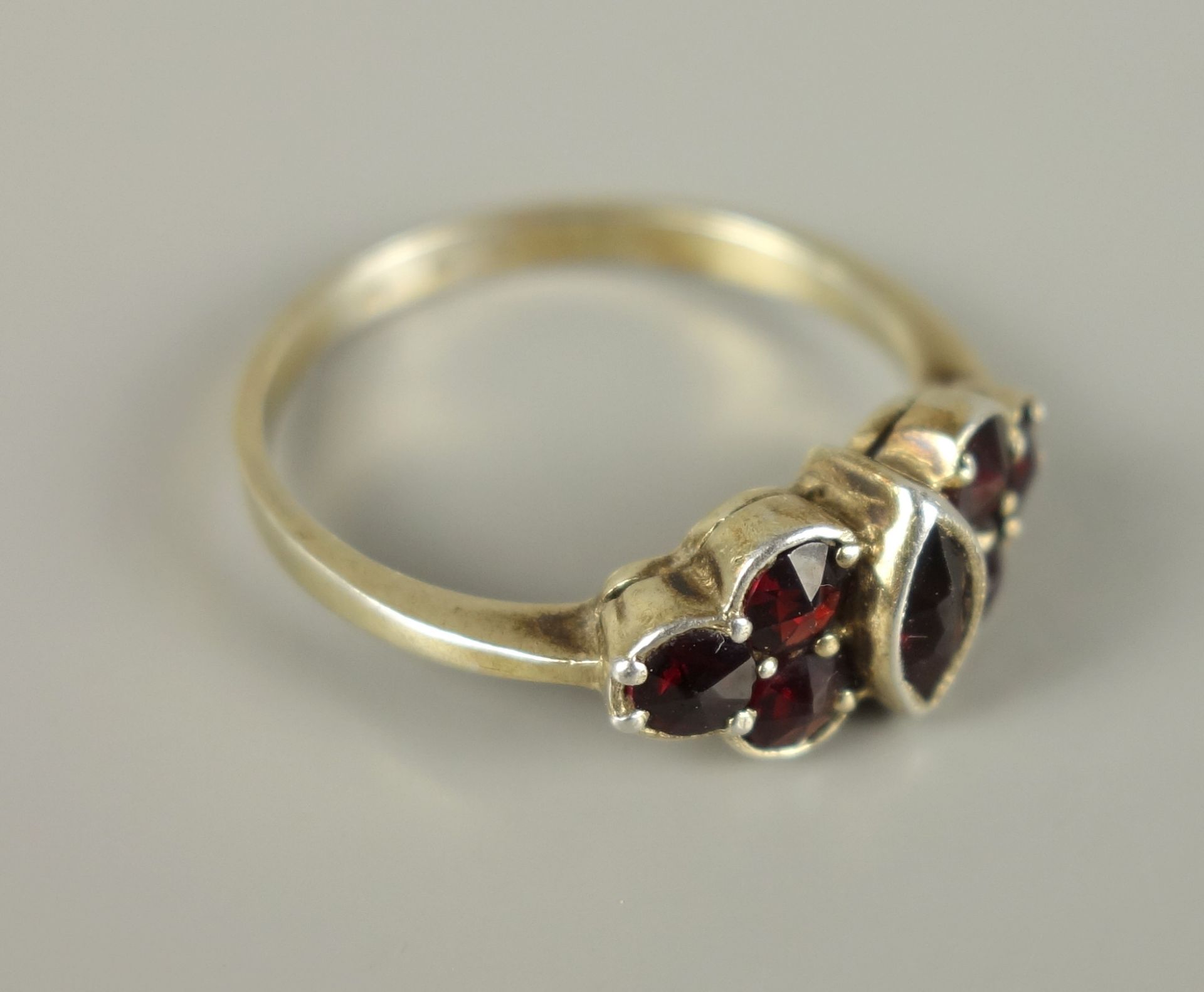 Granat-Ring, 800er Silber - Bild 2 aus 2
