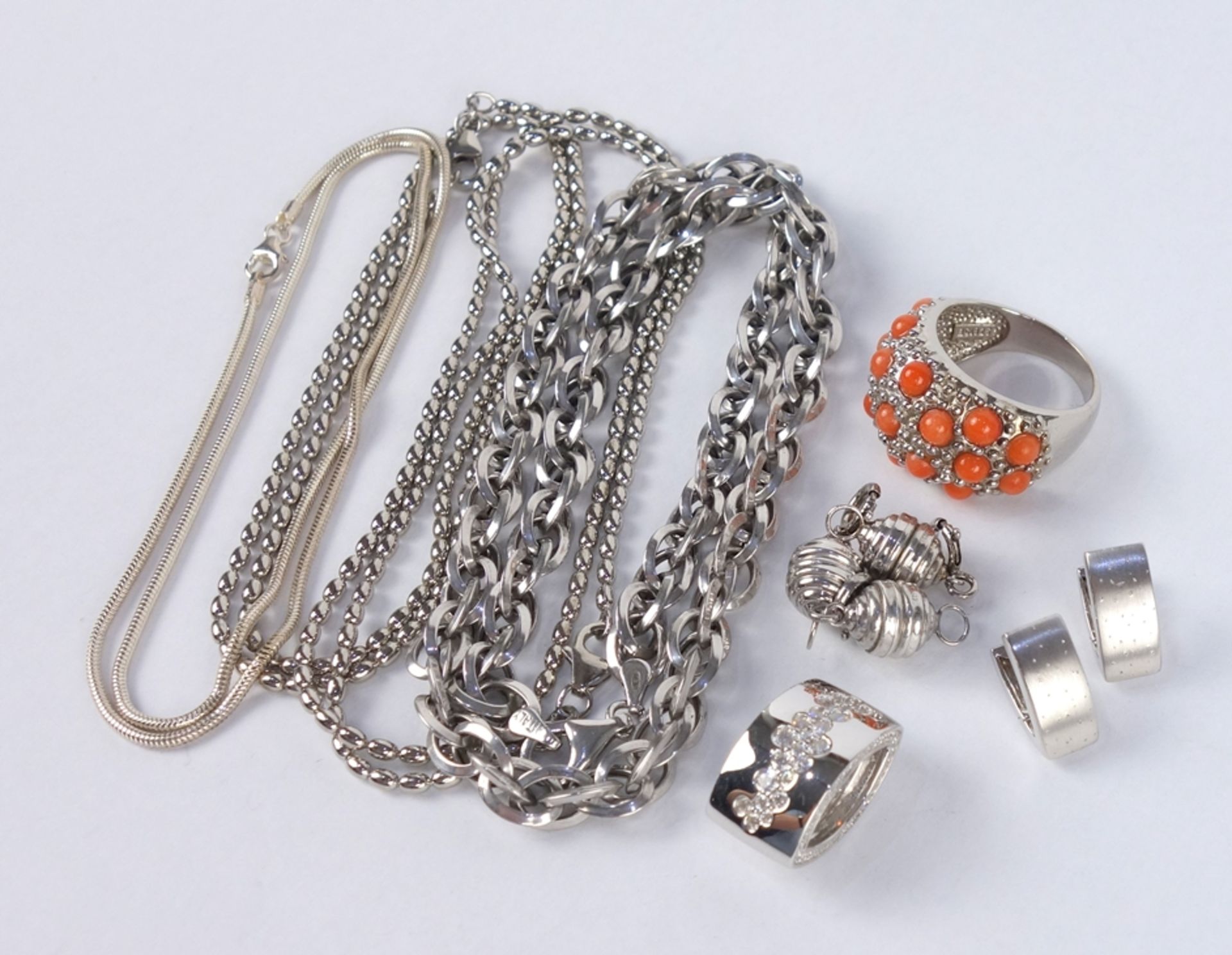 Mixed lot of jewellery, 925 silver, wt.69,97g
