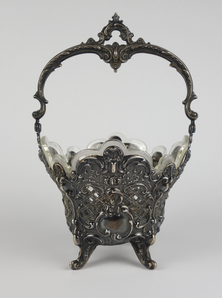 Handled bowl, C.Frey & Söhne, Breslau, 800 silver