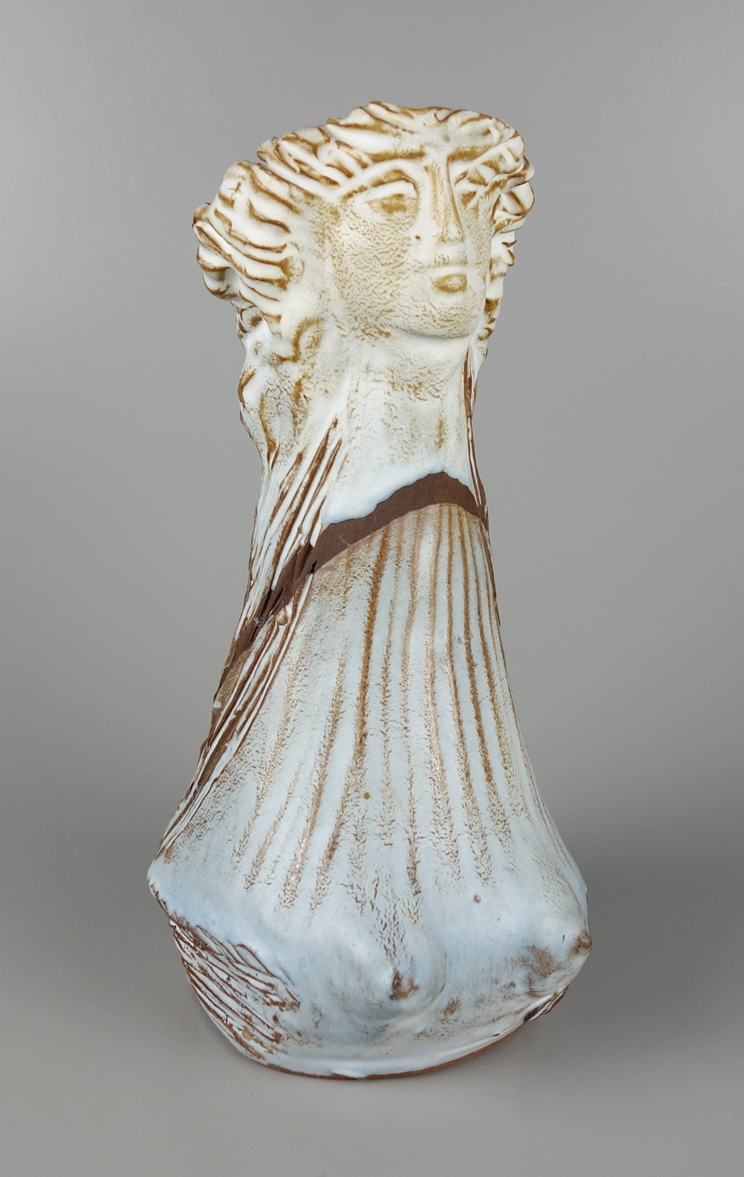 figural vase "Woman", studio pottery, h.24cm