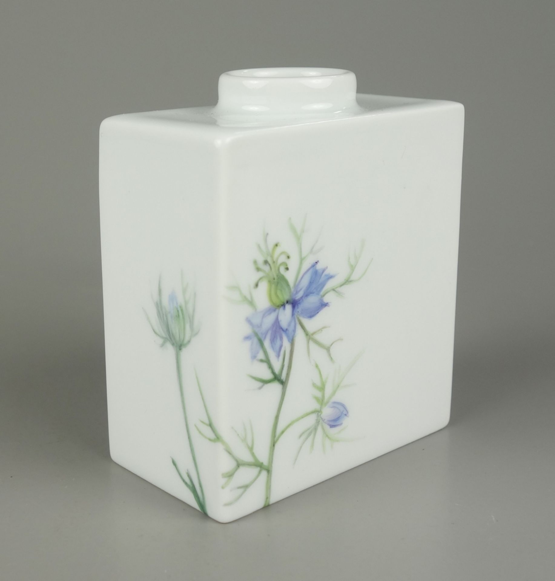 Vase Cadre with hand painting, design Trude Petri for KPM Berlin, 2nd half 20th century - Image 2 of 3