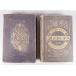 2 Kochbücher, Henriette Davidis und Davidis-Holle 1881 und 1897