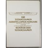 Die Tutanchamun Ausstellungs-Ausgabe mit 38 Briefmarken in 23K Gold