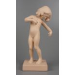 Venus Kalipygos, Entwurf Kai Nielsen für P. Ipsen's, Dänemark, 20.Jh., Terracotta, H.22,5cm