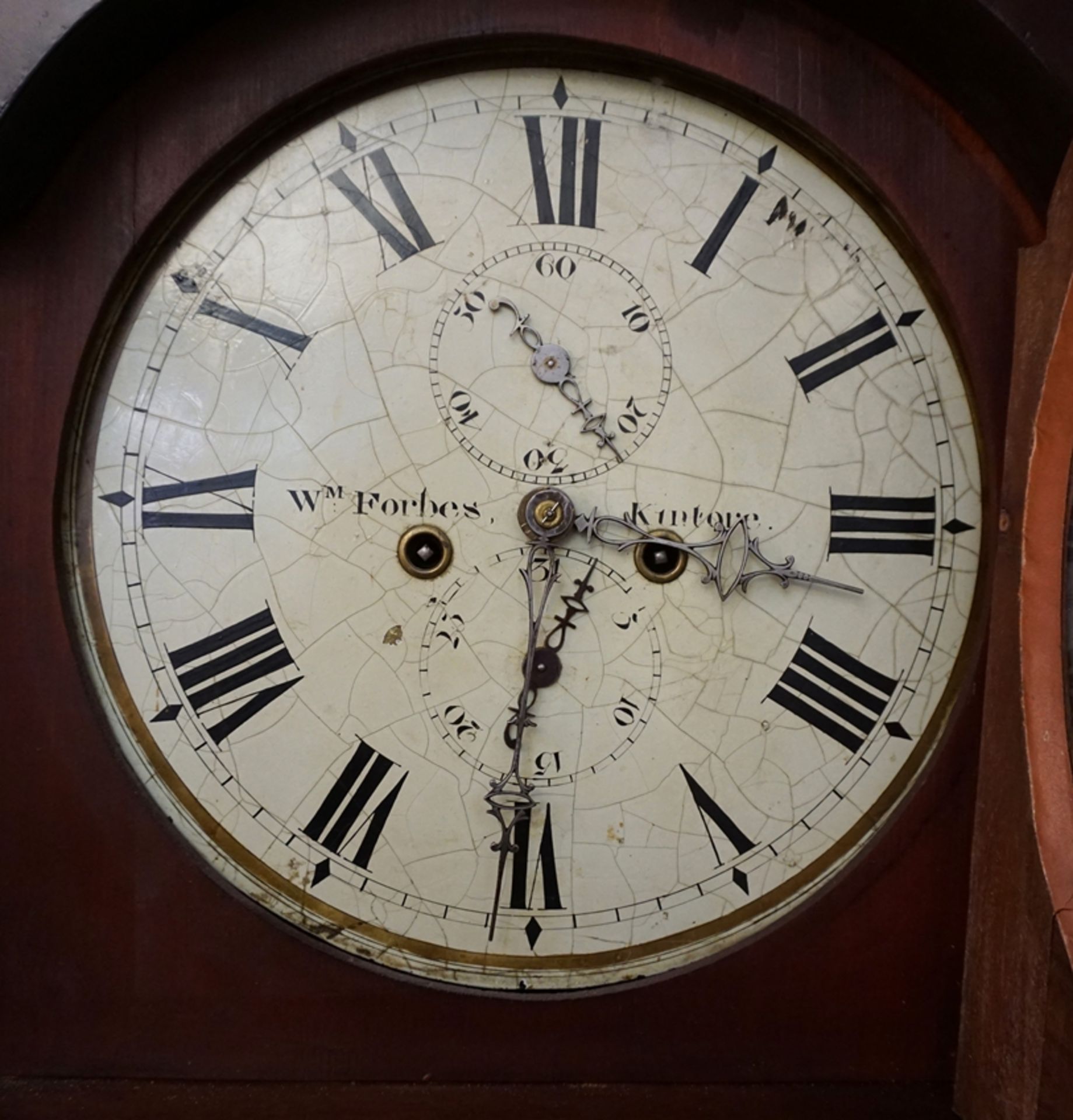 Longcase clock, William Forbes, Kintore, Scotland, c. 1830/40 - Image 4 of 6